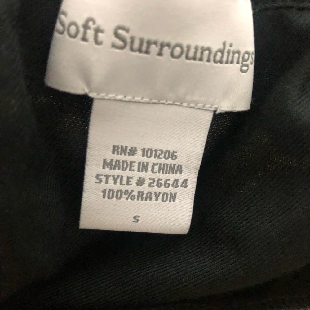Soft Surroundings Black Colorblock Maxi Skirt - Picture 3 of 3